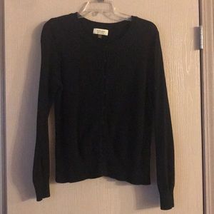 Classic black cardigan